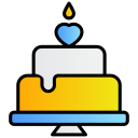 pastel de boda icon