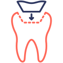 relleno de dientes icon