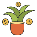 planta de dinero icon