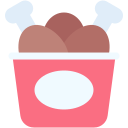 cubo de pollo icon