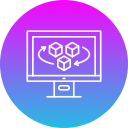 cubo 3d icon