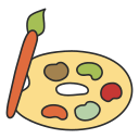 paleta de colores icon