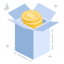 caja de bitcoins icon