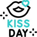 dia internacional del beso icon