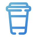 vaso de papel icon