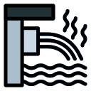 la contaminación del agua icon