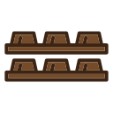 barra de chocolate 