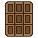 barra de chocolate 