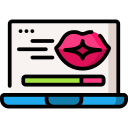 Sending kiss icon