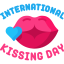 dia internacional del beso icon