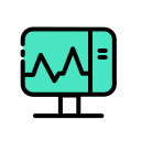 monitor de electrocardiograma icon