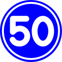 velocidad 50 icon