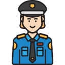 mujer policía icon