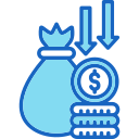 déficit icon