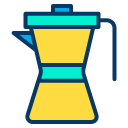 Cafetera moka icon