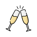 copa de champagne icon