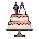 pastel de boda icon