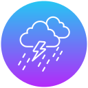 nube de lluvia icon