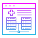 base de datos en línea icon