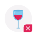 no alcohol icon