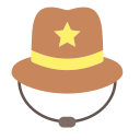 sombrero de vaquero icon