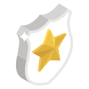 insignia del sheriff icon