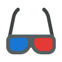 gafas 3d icon