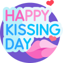 dia internacional del beso icon