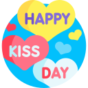 dia internacional del beso icon