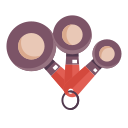 colheres de medida icon