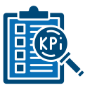 evaluación de kpi icon