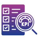 evaluación de kpi icon