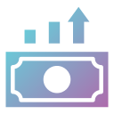 crecimiento del dinero icon