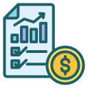 informe financiero icon