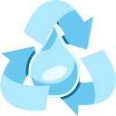 reciclaje de agua icon