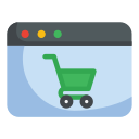 las compras en línea icon