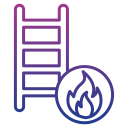 escalera de incendios icon