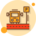 autobús de enlace icon