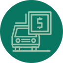 signo de dólar icon