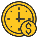 el tiempo es dinero icon