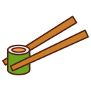 rollo de sushi icon