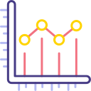 gráfico de linea icon