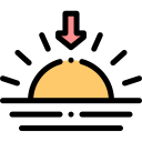 Puesta del sol icon