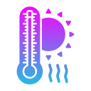 temperatura caliente icon