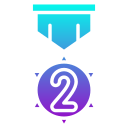 insignia de 2da posición 