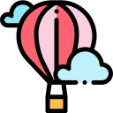 Globo de aire caliente icon