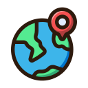 localización mundial icon