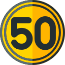 limite de velocidade 50 