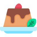 Pastel de chocolate fundido icon