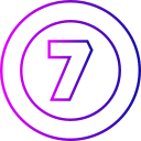 numero 7 icon